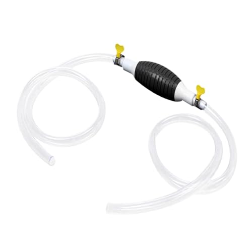 Healvian Bomba Manual de Combustible Gran Flujo y Tamaño Grande, Fabricada en Plástico para Aspirado de Líquidos para Yates y Motocicletas