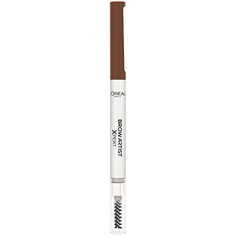L'Oréal Paris Augenbrauenstift mit herausdrehbarer Mine und Bürste für definierte, volle und natürliche Augenbrauen, Brow Artist Xpert, Nr. 105 - Brunette, 1 x 1 g Cover