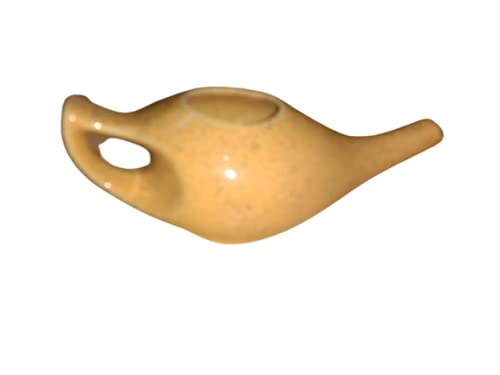 Ceramic Jal Neti Pot Multicolored By Asha @ Store (yellow)