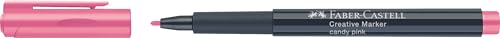 Faber-Castell Creative Marker Pen, Colour 121 Strawberry Red, Colouring, Drawing, Art, Writing, Home, Office Artist Supplies