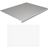 VILLCASE Spianatoia in Acciaio Resistete per Impastare e Tagliare Tagliere Resistente e Facile da Pulire Tavola da Cucina Multifunzionale per Preparazione Pasta e Prodotti da Forno