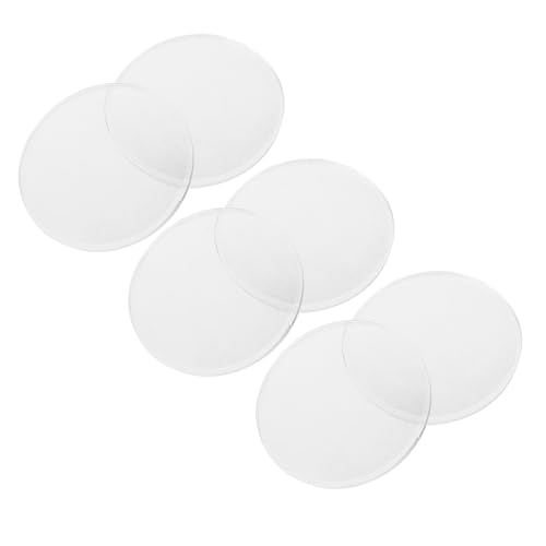 VILLFUL 6pcs Magnifier Convex Lens Small Science Teaching Tools Optical Lens for Teaching Physics Optical Lens Experiment Tools Lenses Physics for Laboratory Transparent Optical Lens