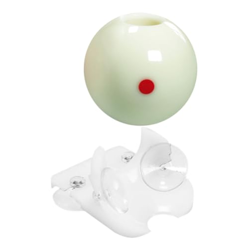 Abaodam Pool Balls Set of 3 Billiard Balls for Training Red with Dots for Accurate Shots