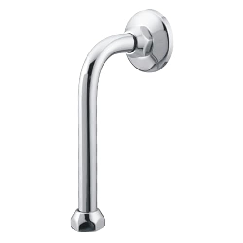 Image of Pixaflo Stainless Steel 9 inch inch L-Bend for Wall Mixer | 1 /2 inch inch X 3 /4 inch inch Hex Nipple | Compatible for All Types of 2 in 1 and 3 in 1 Wall Mixers