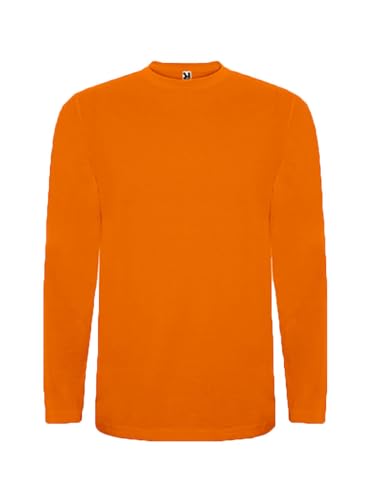 ROLY Extreme NINOS - Camiseta Extreme Niños Manga Larga Algodón Niñas Color: Naranja Talla: 11 años