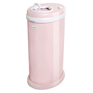 Ubbi Steel Odor Locking, No Special Bag Required, Money Saving, Modern Design, Registry Must-Have Diaper Pail, Blush…