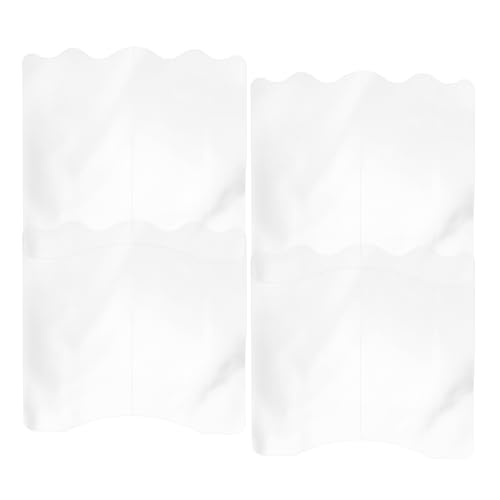 HAMPPLIES Parches Reafirmantes para Levantar los Glúteos sin Costuras Pegatinas Moldeadoras de Silicona Transparentes 4 Unidades Cinta Corporal Transpirable para Realce Natural en Fiestas