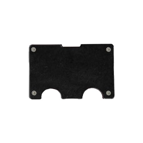 Rift Wallet | Metal Hard Shell | RFID Metal Hard Case | Minimalist | Made in USA (Black Aluminum)
