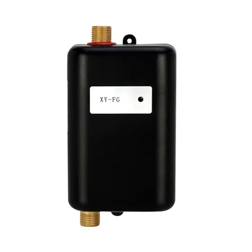 Termo Electrico, Calentador De Agua Sin Tanque Instantáneo Eléctrico, Debajo Del Calentador De Agua Del Fregadero For El Lavado Del Cuarto De Baño De La Cocina(Package 1-Black)