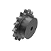 AJANTA INDUSTRIAL 40BS12 Roller Chain Sprocket, Finished with Keyway, Type B Hub #40 Chain 3/4