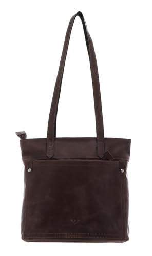 Sac à épaule City Cowboy Zaida brun, fini le désordre dans votre sac
