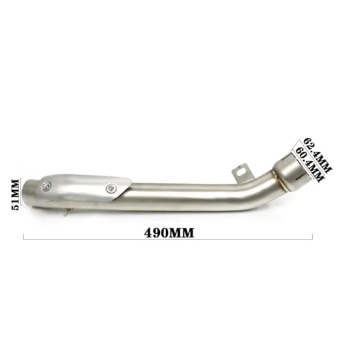 Tuyau intermédiaire d'échappement en acier durable pour Suzuki GSXR1000