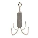 Clarkspoon Fishing Bridge and Pier Gaff for Retrieving Your Catch - Stainless Steel Hooks (16/0)