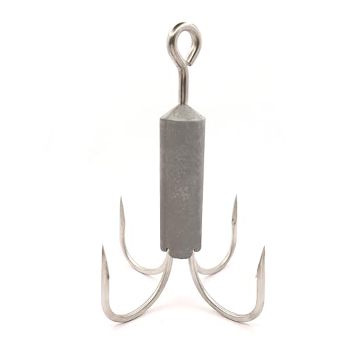 Clarkspoon Fishing Bridge and Pier Gaff for Retrieving Your Catch - Stainless Steel Hooks (16/0)