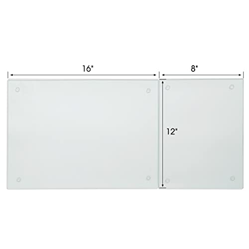Set de 2 tablas de cortar de vidrio templado 12x16 y 8x12 pulg miniatura 6