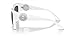 Versace VE 4452 317/87 White Plastic Fashion Sunglasses Grey Lens