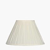Pacific Lifestyle Empire Cone Polysilk Pinch Pleat Table Lamp Shade | Vintage Inspired Tapered Lampshade | White, Beige, Champagne (8 inch) - Image 9