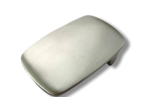 ALVYNG Plate Buckle Solid Alloy Vintage Style Belt Buckle 1 1/2' 38mm For Leather Belt With Gift Box (Rectangle 06)