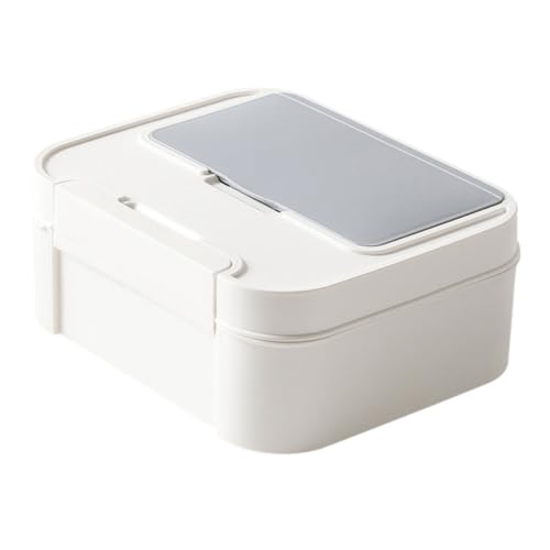 DEARMAMY 1Pieza Caja de Almacenamiento de Multi Compartimentos Emergencias Sanitarias Estuche Organizador Compacto y Medicinas y Artículos Diversos