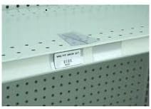 250 Gondola Shelving Insert Strips 2.5" x 1.25" - Gondola Chips-Ticket Molding