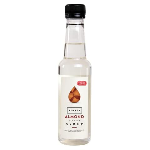 Simply Sugar Free Almond Syrup for Beverages Cover