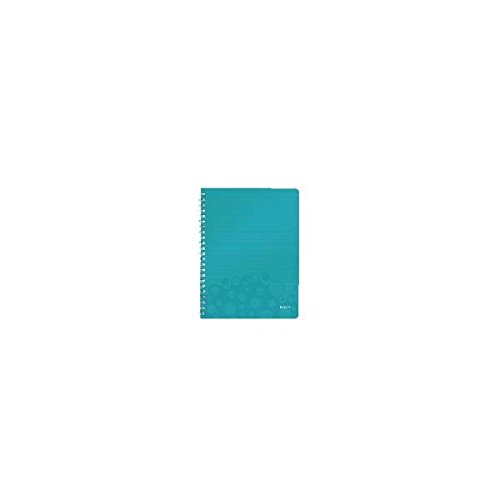 LEITZ Wow - Cuaderno de espiral (A4, rayado, 6 unidades), color azul