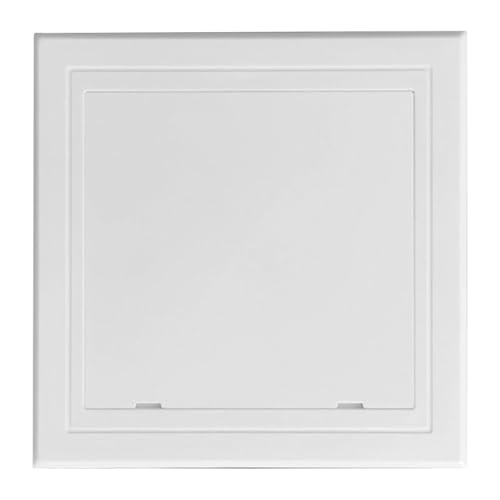 Panel de Acceso Cuadrado de plástico ABS Blanco for Paneles de Yeso. Puerta de Acceso Oculta de fácil instalación for Paredes y techos.(10x15cm)
