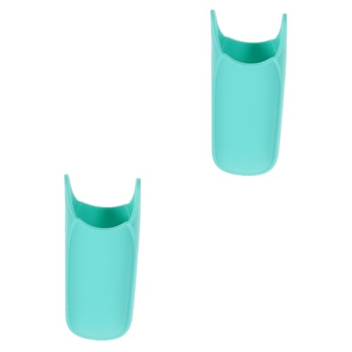 Funda protectora de silicona para planchas y rizadores de pelo WOONEKY, 2 unidades, color verde claro, protección contra quemaduras miniatura 1