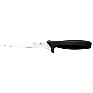 Rockingham Forge Range 15cm Filleting Knife – Lightweight Sharp Stainless Steel Kitchen Knives with Black Handle