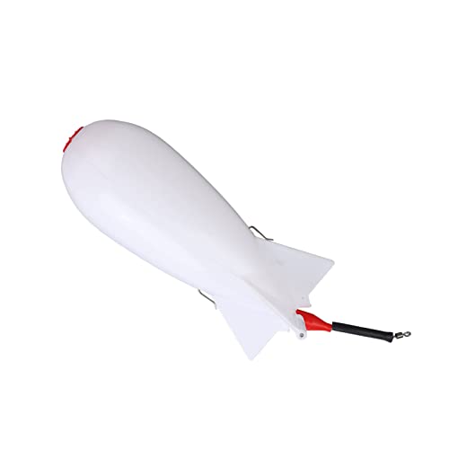 ZAICOLER Alimentador de Carpas, Soporte para Cebo Flotante, Señuelo Flotante de Bomba Grande con Lanzador de Cebo de Alta Estanqueidad, Alimentador de Carpas, Herramienta Contenedor de
