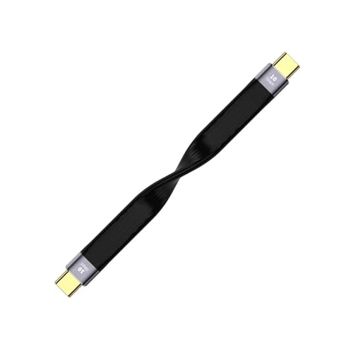 Wonvify USB C Kabel Kurz 10 CM, Ladekabel USBC to USBC 100w, Schnellladekabel, Typ-C-Stecker auf Typ-C-Stecker, Mini-USB-C-Kabel