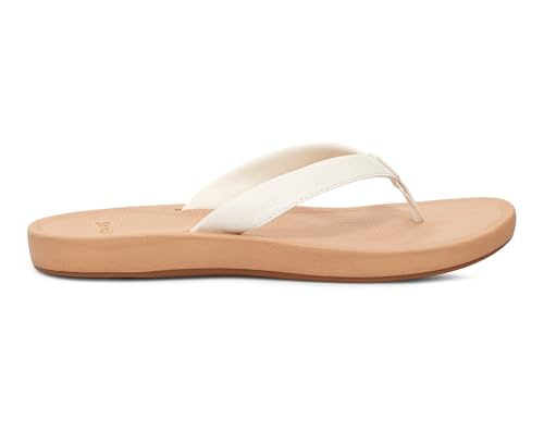 Image of Sanuk Womens Cosmic Shores | Water Resistant Flip Flops for Women | EVA Footbed With Arch Support | Women's Beach Sandals