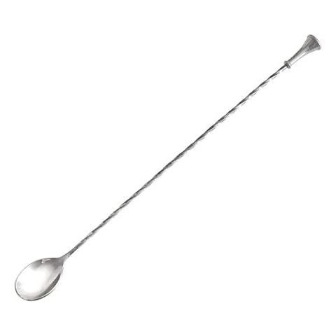 Crafthouse by Fortessa Professional Metal Barware/Bar Tools by Charles Joly, 12.5" Stainless Steel Twisted Bar Spoon Cover