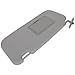 SCITOO Car Sun Visor Assbembly with Mirror Fit for 2002-2012 for Hyundai Getz Gray Without Sunroof(Left Driver Side)