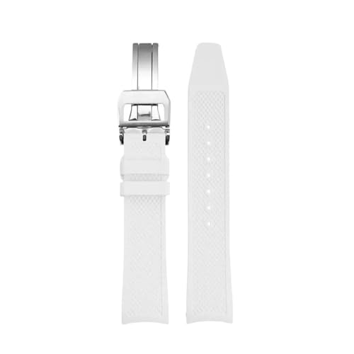 Bracelet caoutchouc fluoré anti-usure pour montre IWC Portugieser