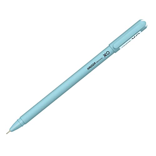 Hauser XO 0.7mm Ball Pen Box Pack | Sleek Body & Minimalistic Design | Matt Finish & Solid Body Type | Low Viscosity Ink With Ultra Durable Tip | Blue Ink, Pack of 10 Pens (Image - 3)