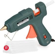 Generic 40 Watt Hot Melt Glue Gun with 5 Pieces Glue Sticks Free.