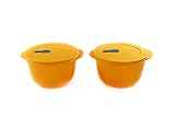 Originale Tupperware TUPPERWARE CrystalWave rond 2,0 L orange (2)