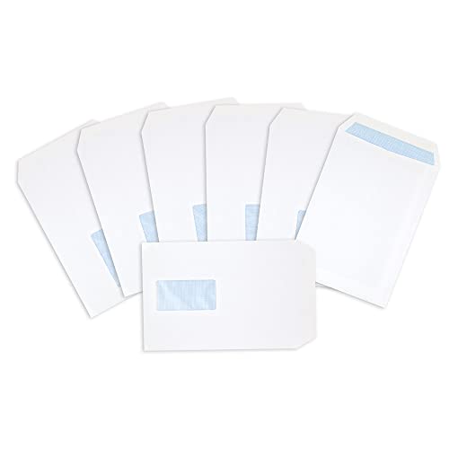 Postmaster A5 C5 Window Envelopes 229 x 162 mm 90 GSM Self Seal White 200 Pack