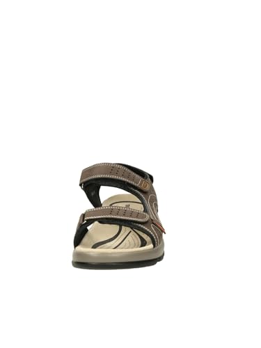 Sandalo uomo Valleverde en cuir marron haut de gamme