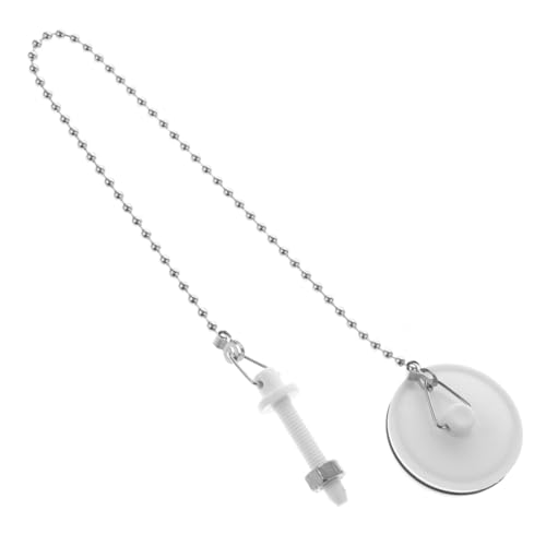 ULDIGI Tapón para Bañera con Cadena de Acero Inoxidable Antileakage para Fregadero y Lavabo Accesorios de Cocina y Baño Fácil de Instalar y Retirar