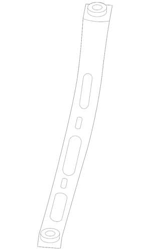 Para Correa tensora del depósito de combustible derecho del Audi A6 4A C8 4K0201654D
