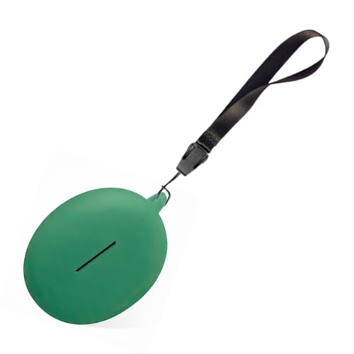 Image of Hamper Silicone Case Cover Compatible for OnePlus Nord Buds 3 | 3 Pro (Lanyard Green)