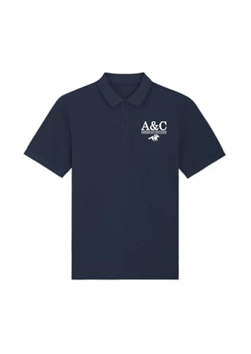 Polo marine American College USA taille S pour corriger un look trop strict
