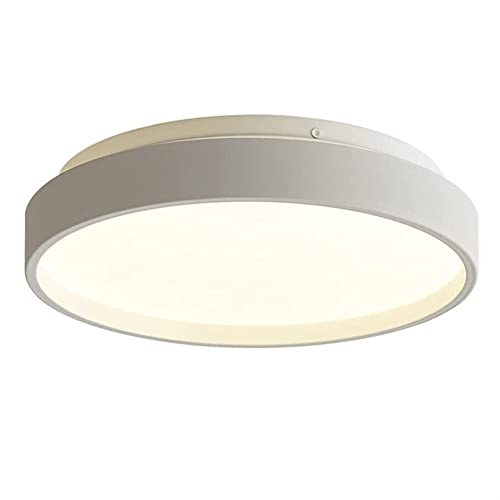 Plafonnier LED encastré gris foncé 35cm moderne pour cuisine et couloir