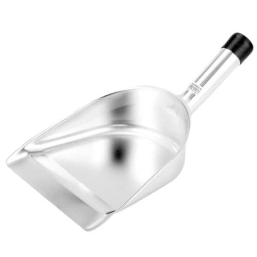 CIYODO Pelle Alimentaire en Acier Inoxydable Petite Taille, Pelle Multifonctionnelle pour Farine, Glace, Thé et Fruits Secs, Ustensile Cuisine Solide et Pratique pour Usage Domestique