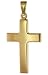 Produktbild trendor Anhänger Kreuz Gold 585 (14 Karat) 24 mm Damen und Herren Goldanhänger, modischer Kreuzanhänger, Geschenkidee, eleganter Schmuck aus Echtgold 75268
