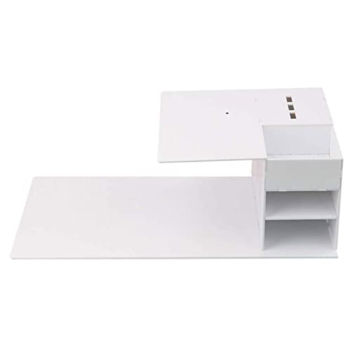 Organisateur maquillage blanc pour étagère extension de cils et salon
