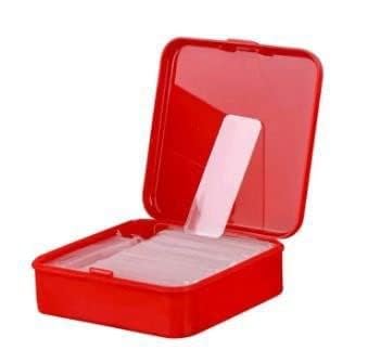 ROSLIE Double-Sided Plastic Nail Guide, Washable and Reusable, 1.5 cm x 3.8 cm, Clear PACK OF 60-image-6