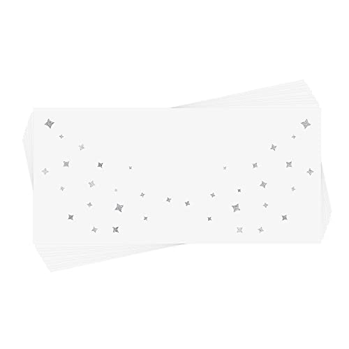 Dew Drops Eye Jewel Set Of 10 Premium Waterproof Metallic Silver Foil Temporary Flash Tattoos - Party Favors, Temporary Tattoo, Face Tattoo, Face Freckles, Face Jewels, Stars #TOP22